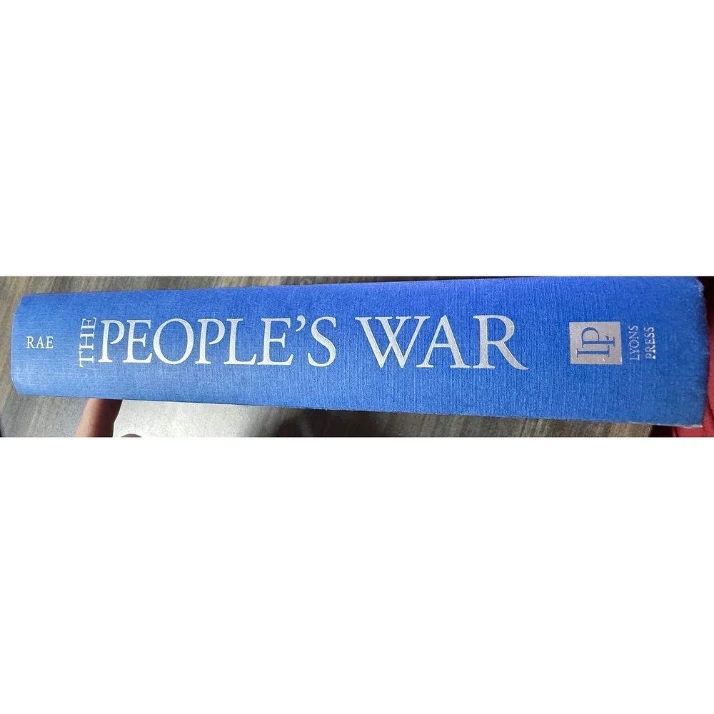 The People's War by Rae Lyons Press Hardcover Blue History Book